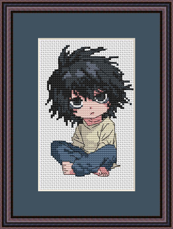 Anime Cross Stitch Pattern DN Digital PDF,XSD Chart Fan Art Design