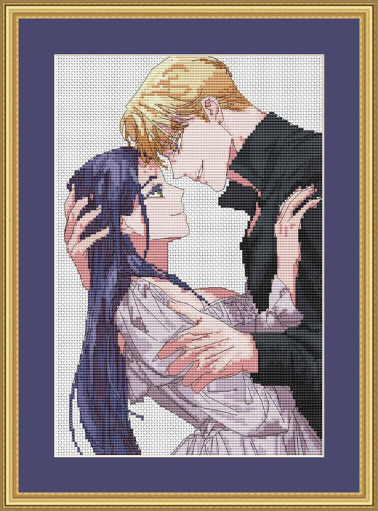 Manhwa Cross Stitch Pattern Ines/Carsel Digital PDF, XSD Chart Art Design