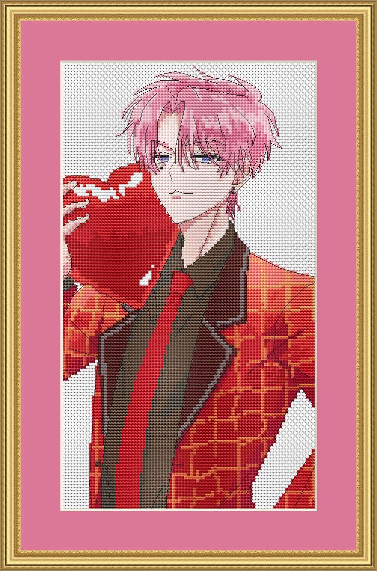 Anime Cross Stitch Pattern Tamon Digital PDF,XSD Chart Fan Art Design