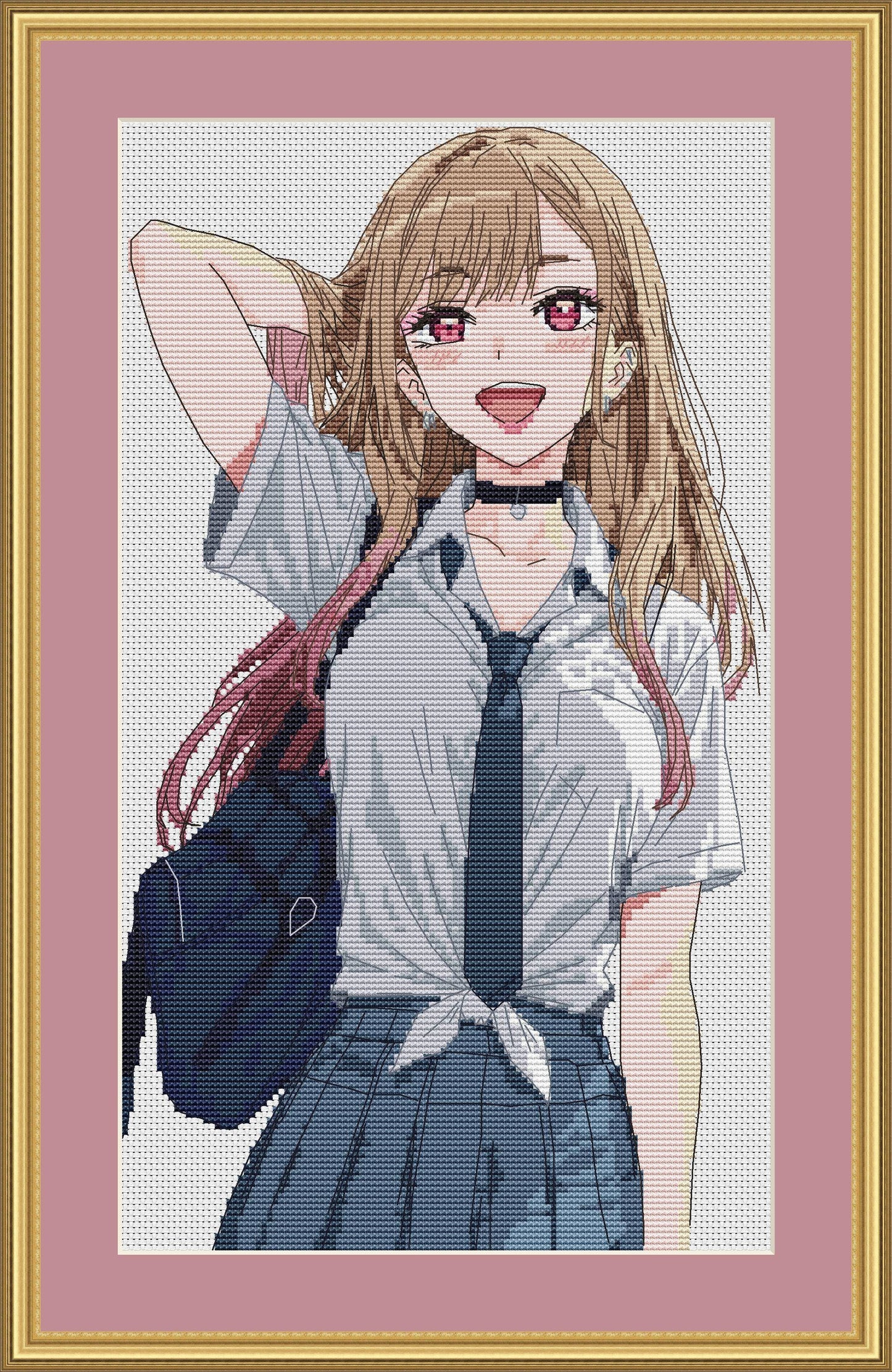 Anime Marin Cross Stitch Pattern Digital PDF Chart Fan Art Design
