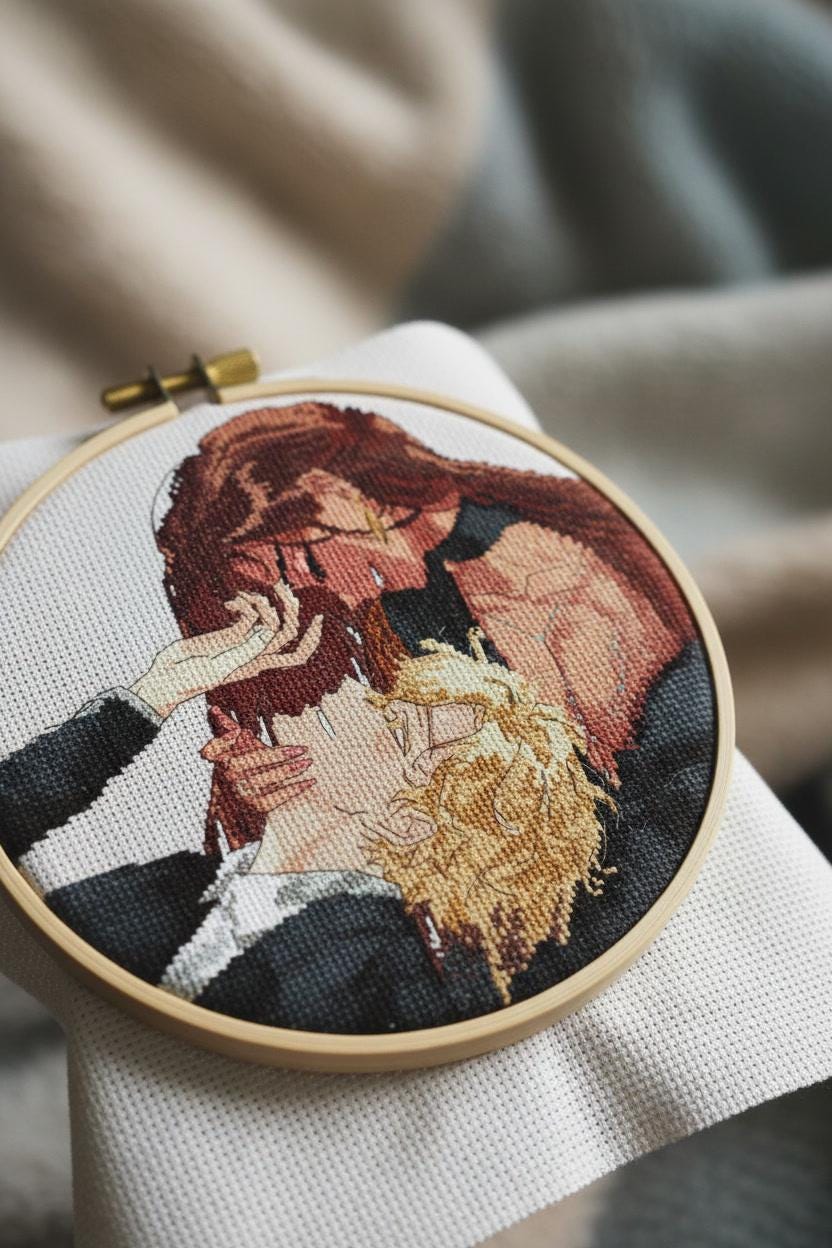 Cross Stitch Pattern Hyuna/Luka Digital PDF, XSD Chart Fan Art Design