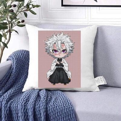 Anime Cross Stitch Pattern Sanemi Sh Digital PDF,XSD Chart Fan Art Design