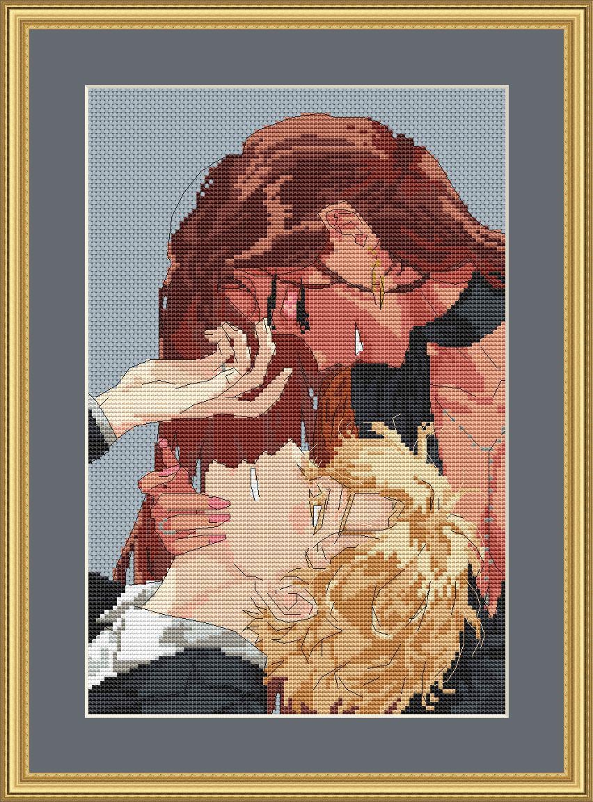 Cross Stitch Pattern Hyuna/Luka Digital PDF, XSD Chart Fan Art Design