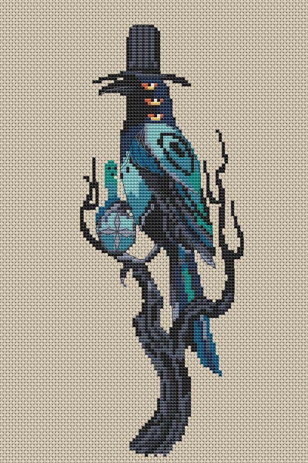 Anime Cross Stitch Pattern PDF XSD Manga Fan Art Design Instant Download