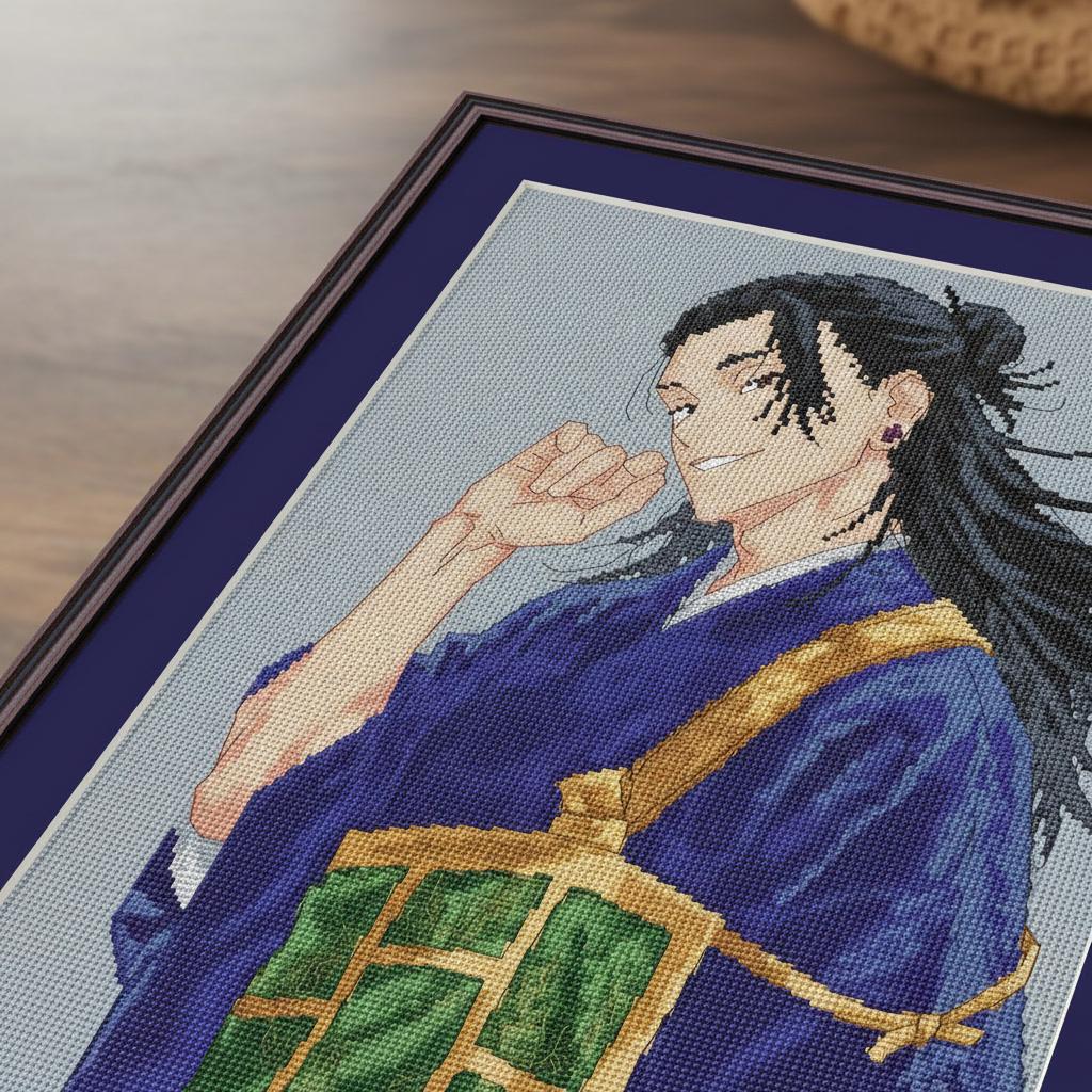 Anime Boy Cross Stitch Pattern Suguru Digital PDF,XSD Chart Fan Art Design