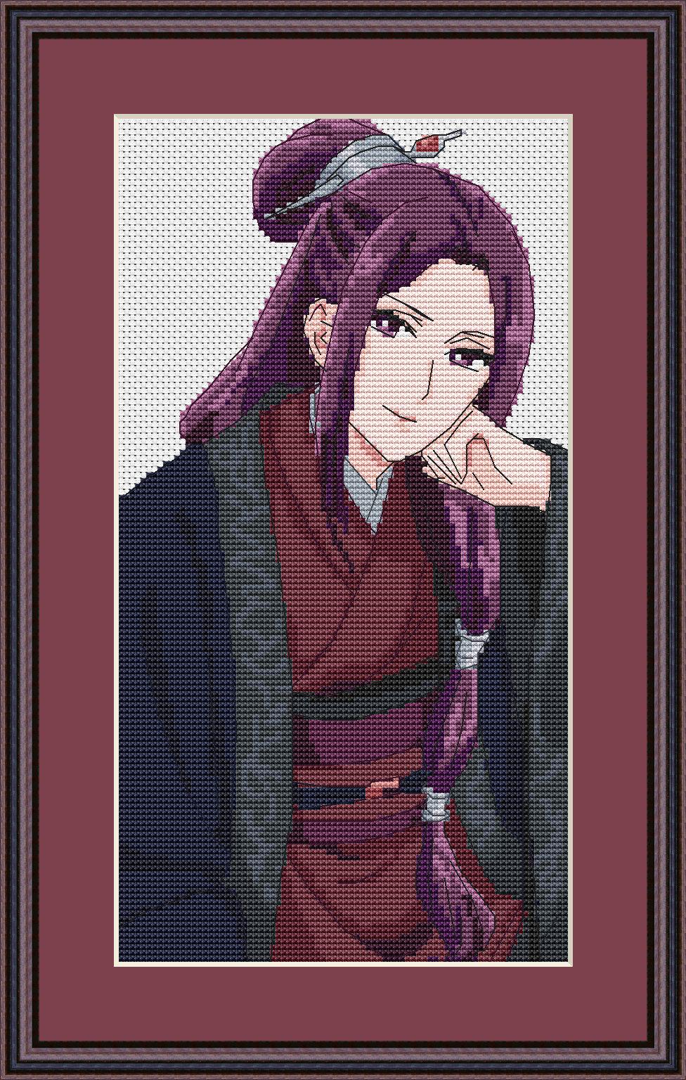 Anime Cross Stitch Pattern Aduo Digital PDF,XSD Chart Fan Art Design