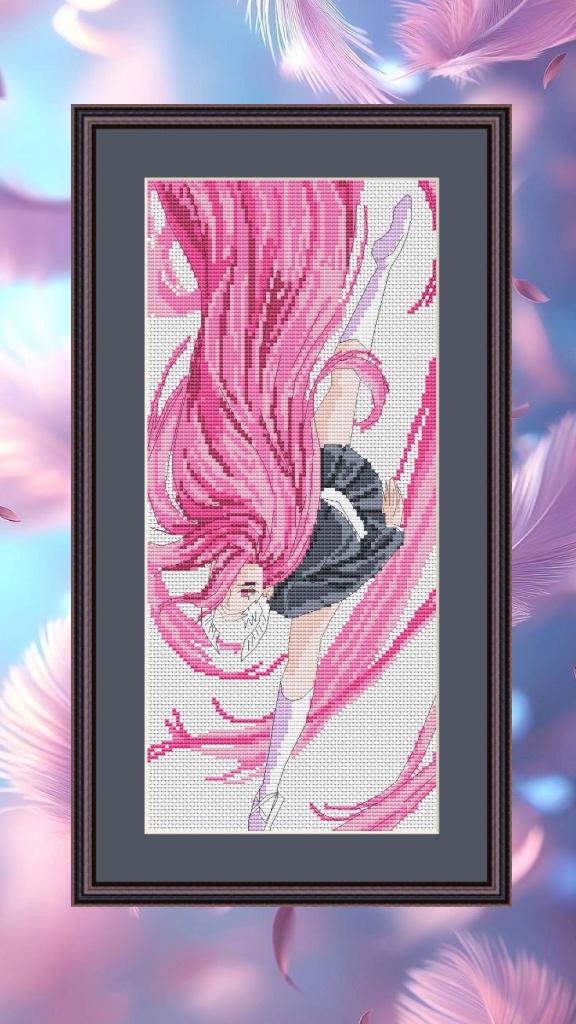 Anime Cross Stitch Pattern Aira SH Digital PDF,XSD Chart Fan Art Design