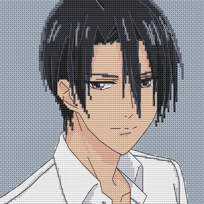 Anime Cross Stitch Pattern Hatori S Digital PDF, XSD Chart  Manga Fan Art