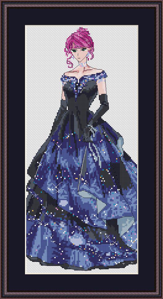 Cross Stitch Pattern Penelope Eckhart Digital PDF, XSD Chart Art Design