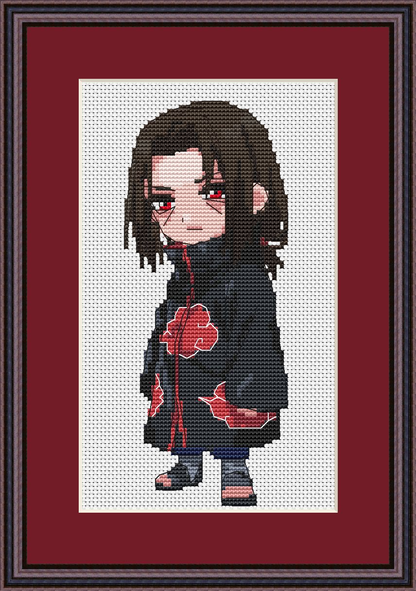 Anime Cross Stitch Pattern Digital PDF Chart Manga Fan Art