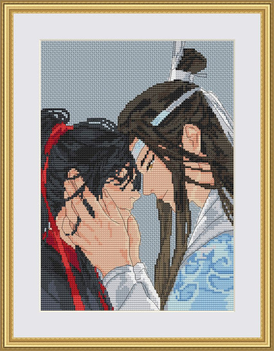 Anime Croix de Point de Croix Wei Wux/Lan Zh PDF Numérique, Grille XSD Fan Art