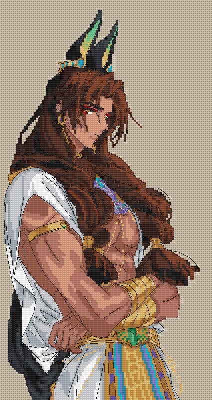 Cross Stitch Pattern manhwa “The King & Me” Embroidery Design | PDF + XSD Format | DMC Threads / Instant Download