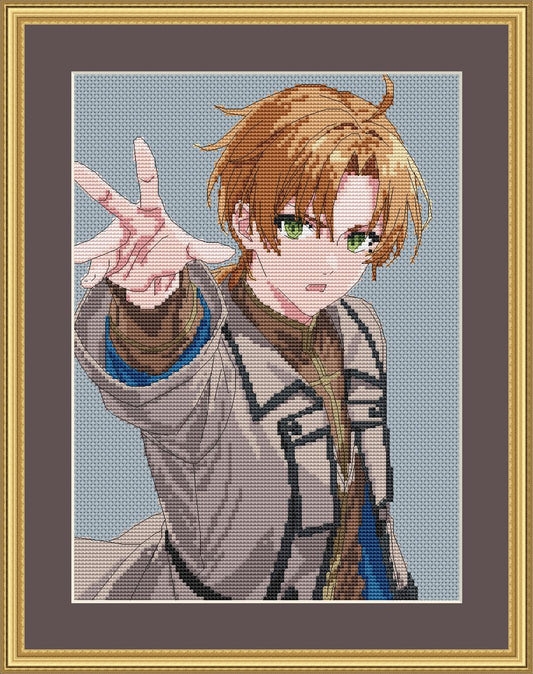 Modèle de point de croix Anime Mao Mao/Jinshi Tableau PDF numérique Création de fan art