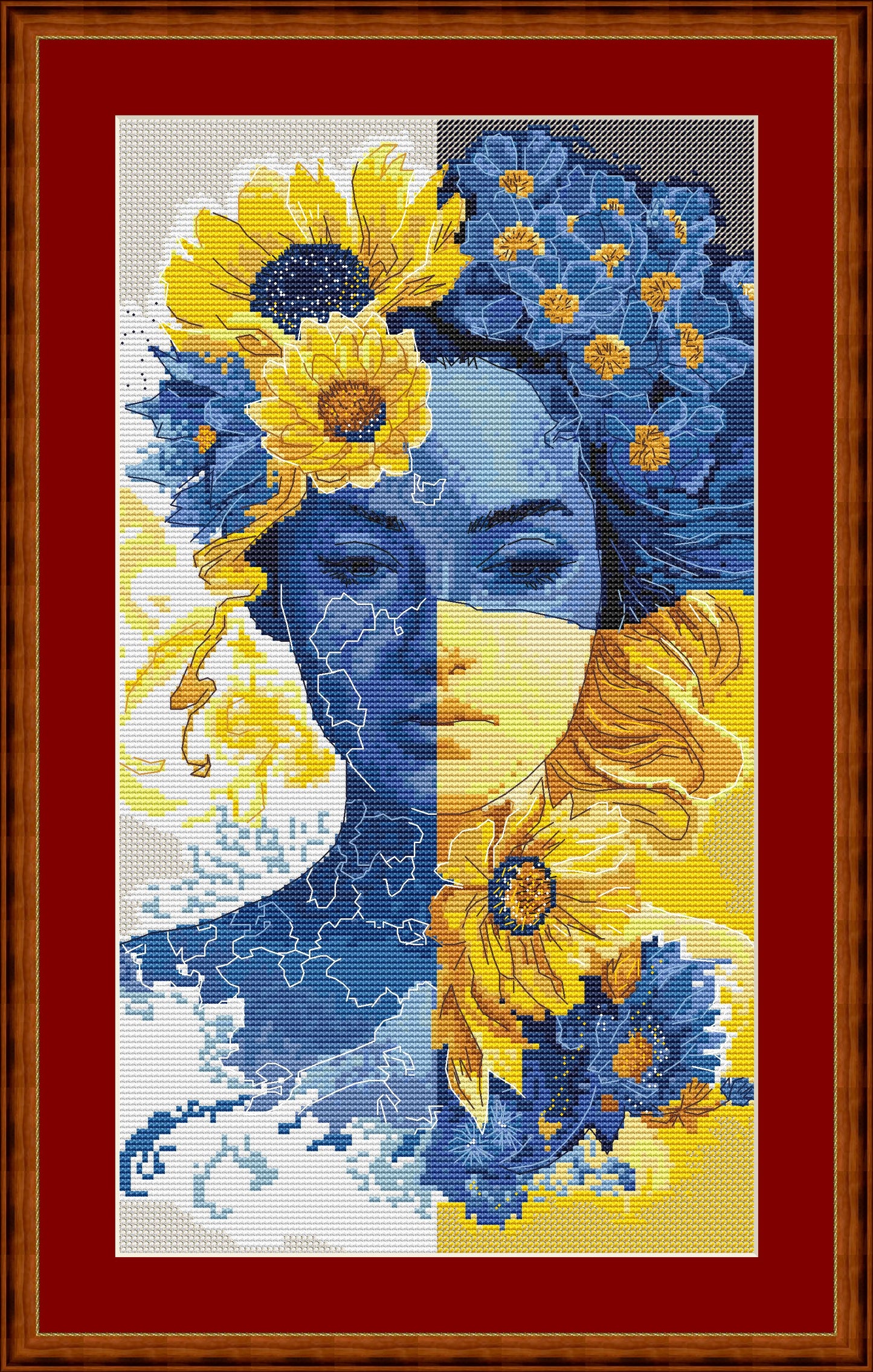 Cross Stitch Pattern Ukrainian Digital PDF Chart Art Design